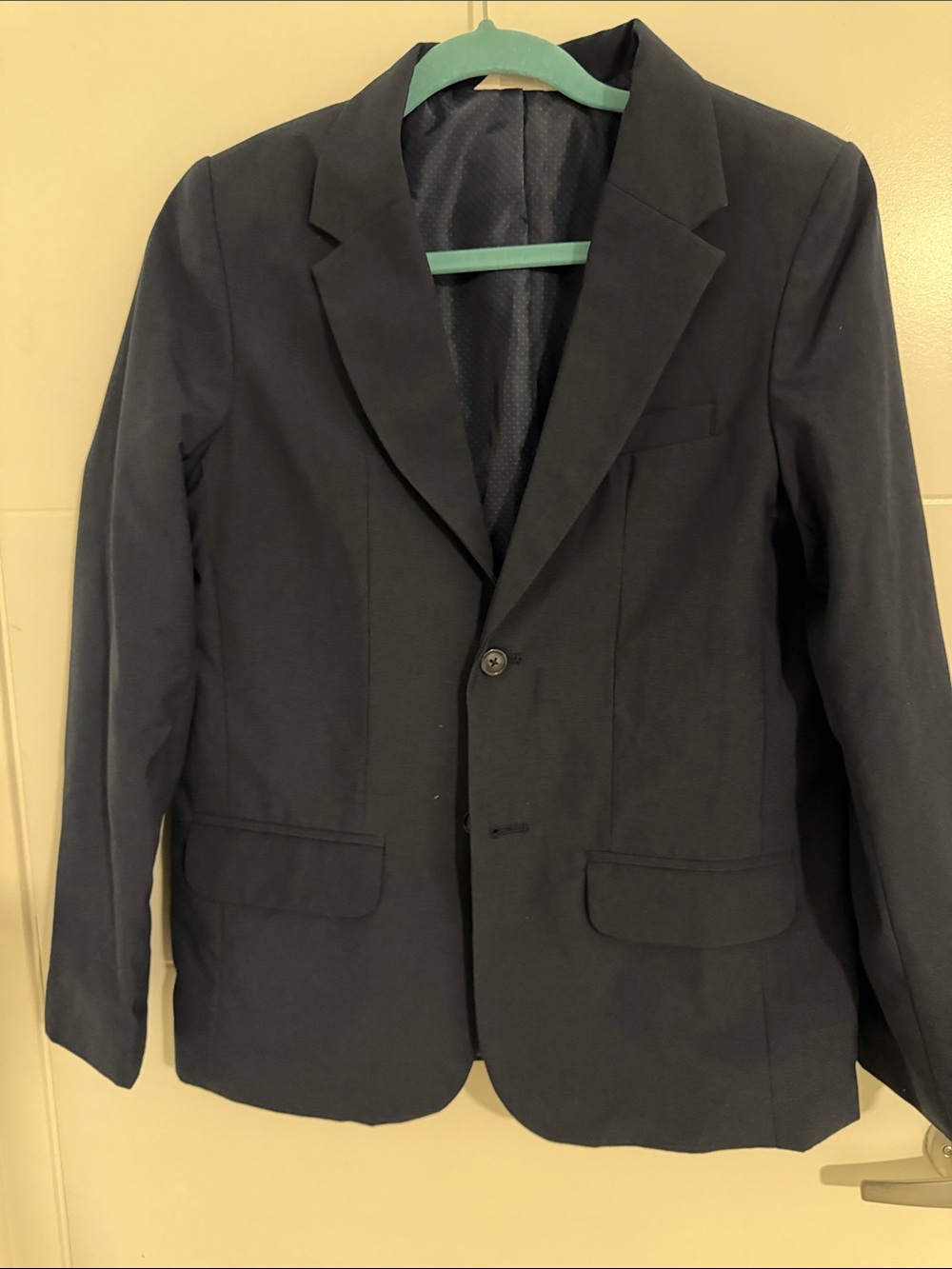 Cat & Jack Navy Blue Single-Button Sport Coat